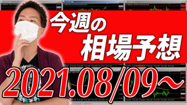 ドル円、ユーロ円、ユーロドルの相場予想【2021年8月9日～8月13日】
